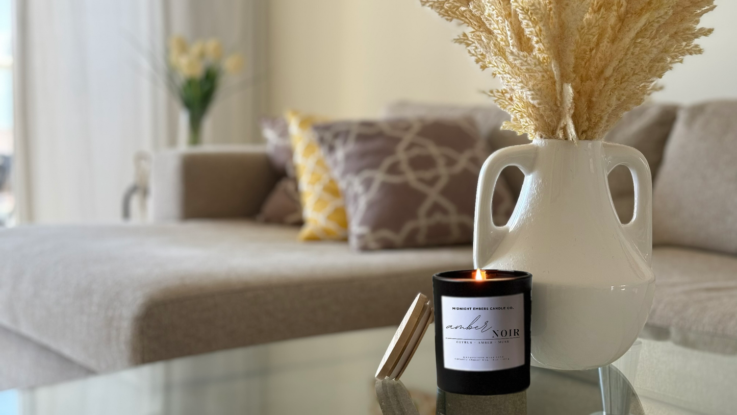 Amber Noir | 12 oz. | Coconut Soy Candle