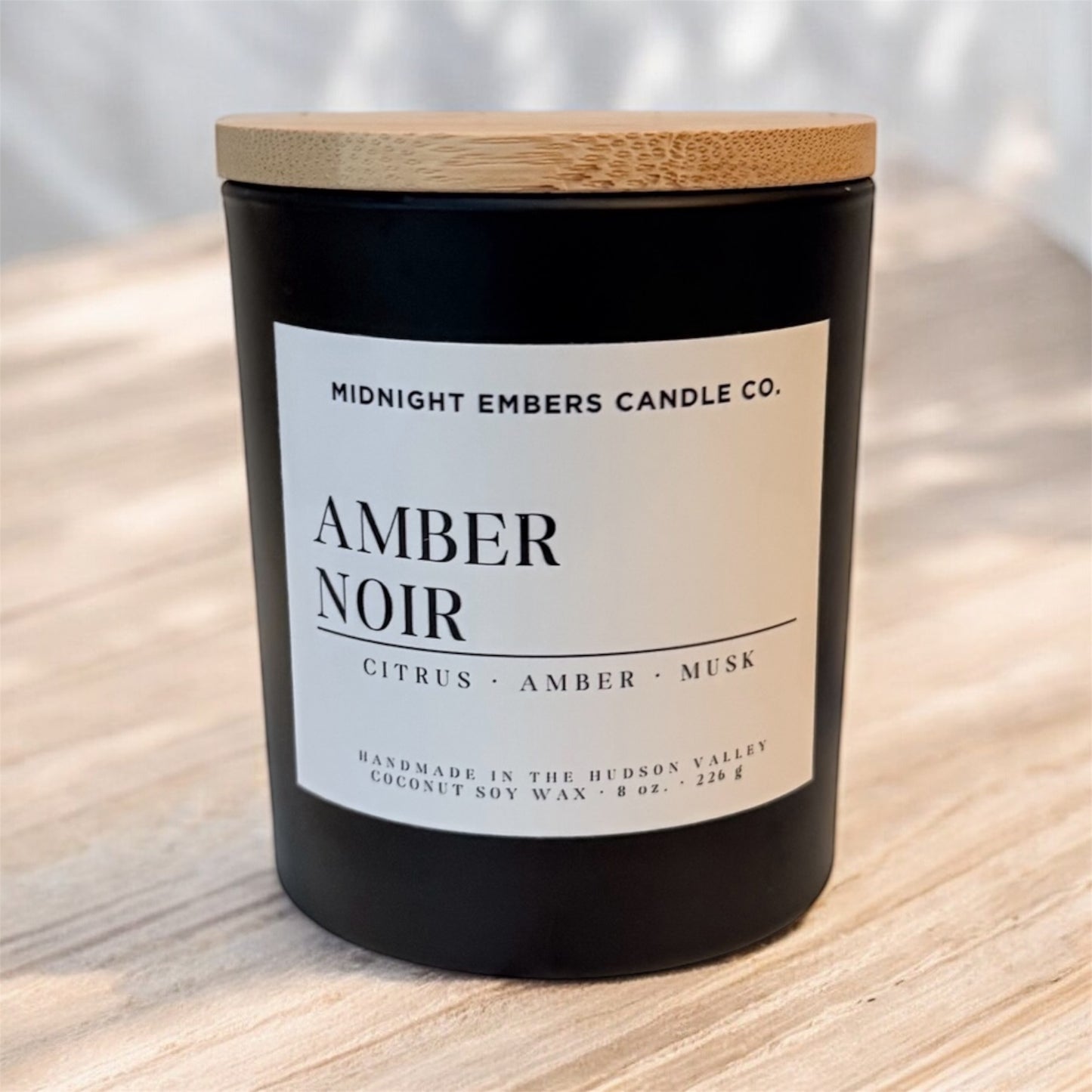 Amber Noir 8 oz. Candle
