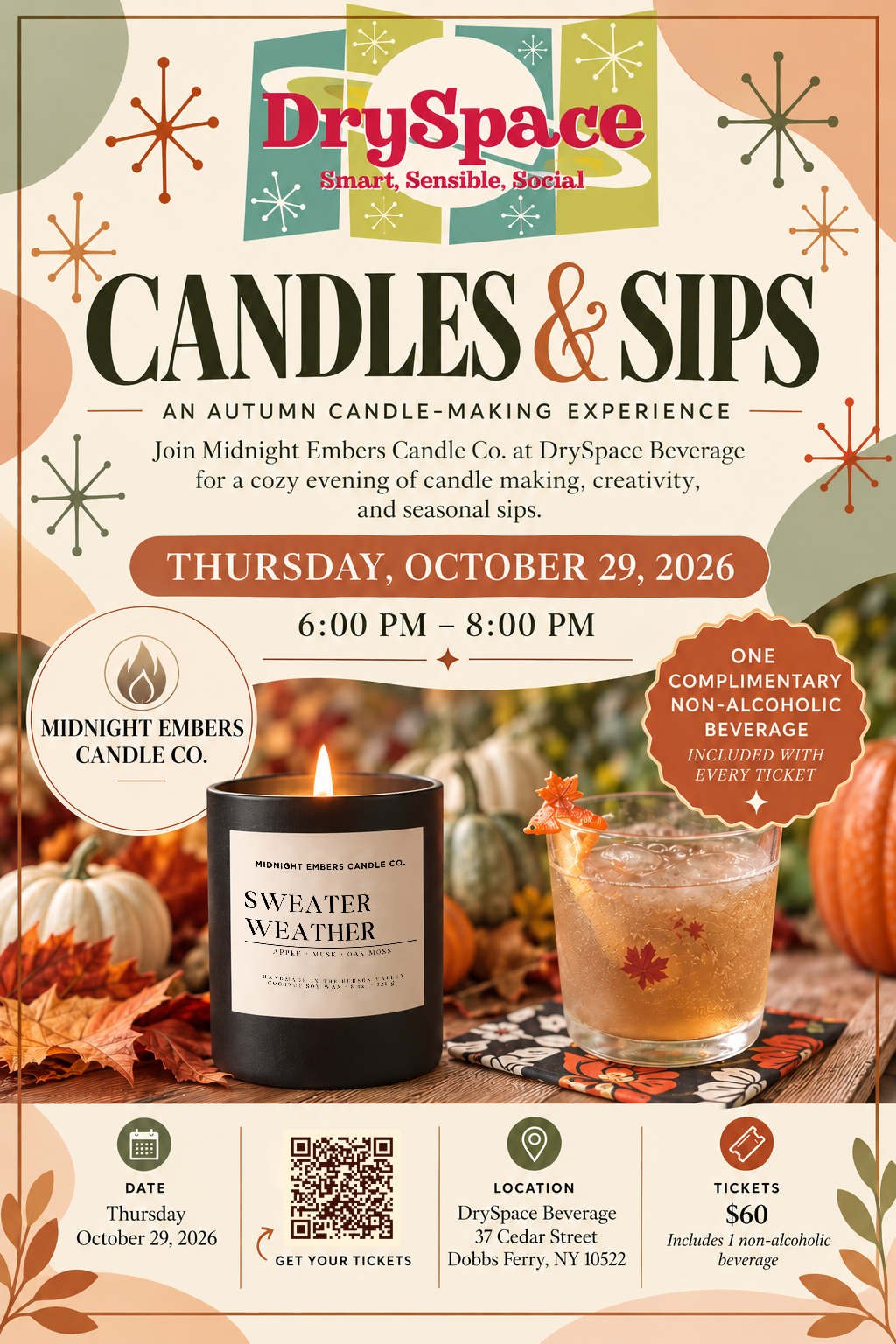 Candle Making Workshop at DrySpace