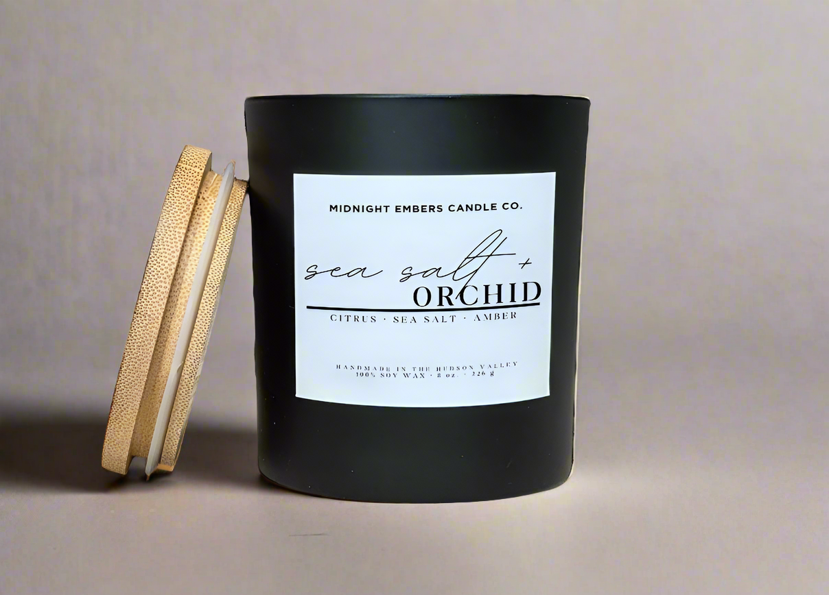 Sea Salt + Orchid Candle