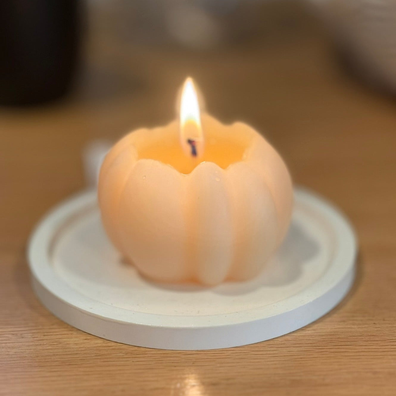 Autumn Pumpkin Candle Fall Decor