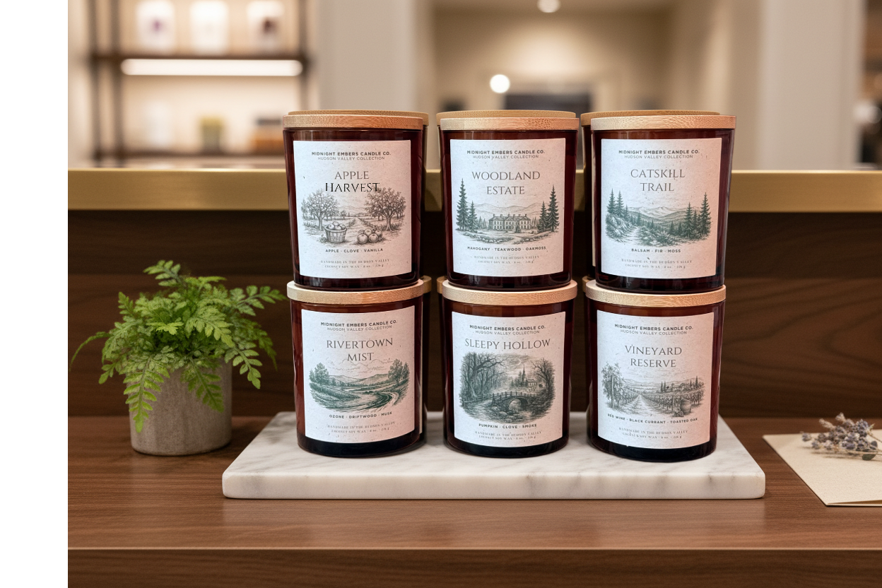 Apple Harvest 8 oz. Candle | Hudson Valley Collection