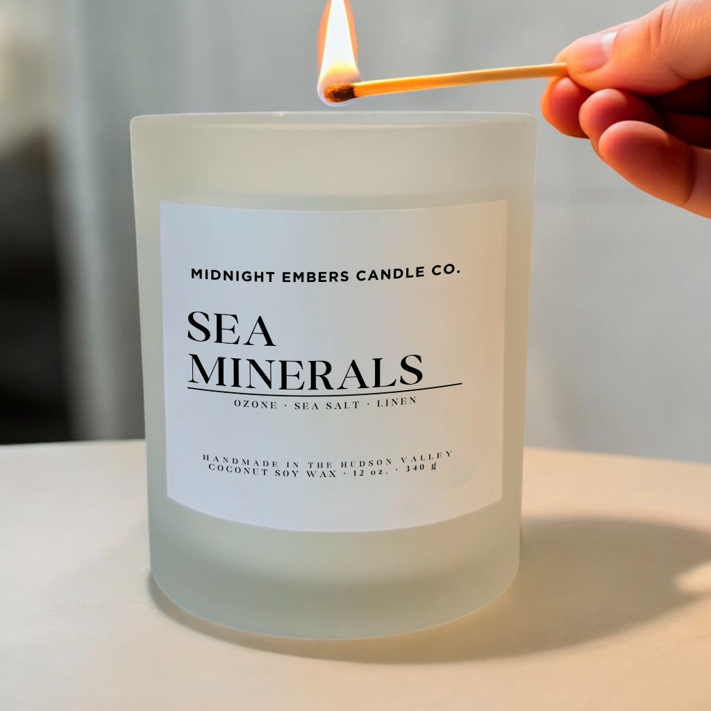 Sea Minerals | 12 oz. | Coconut Soy Candle