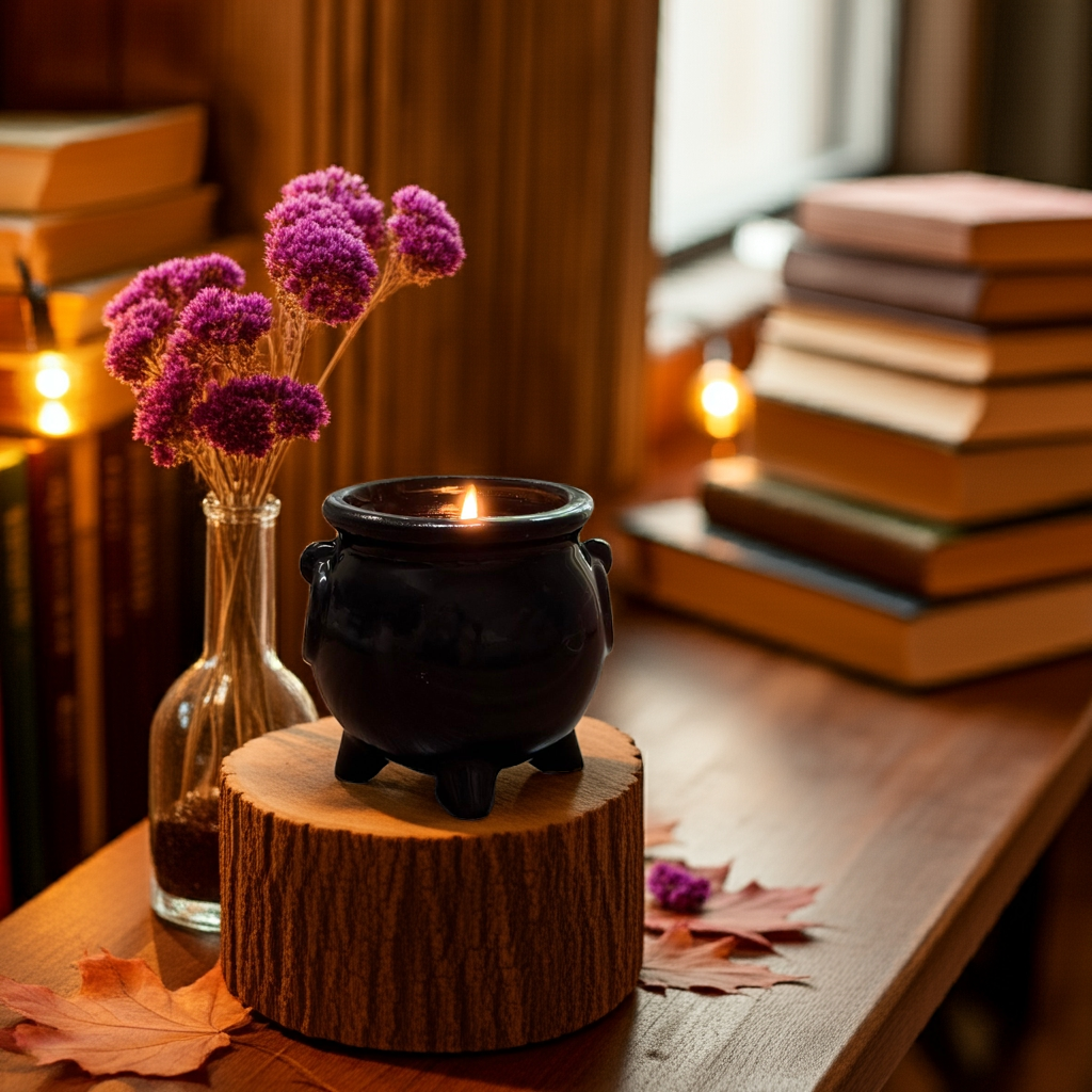 Witches Brew Cauldron Candle