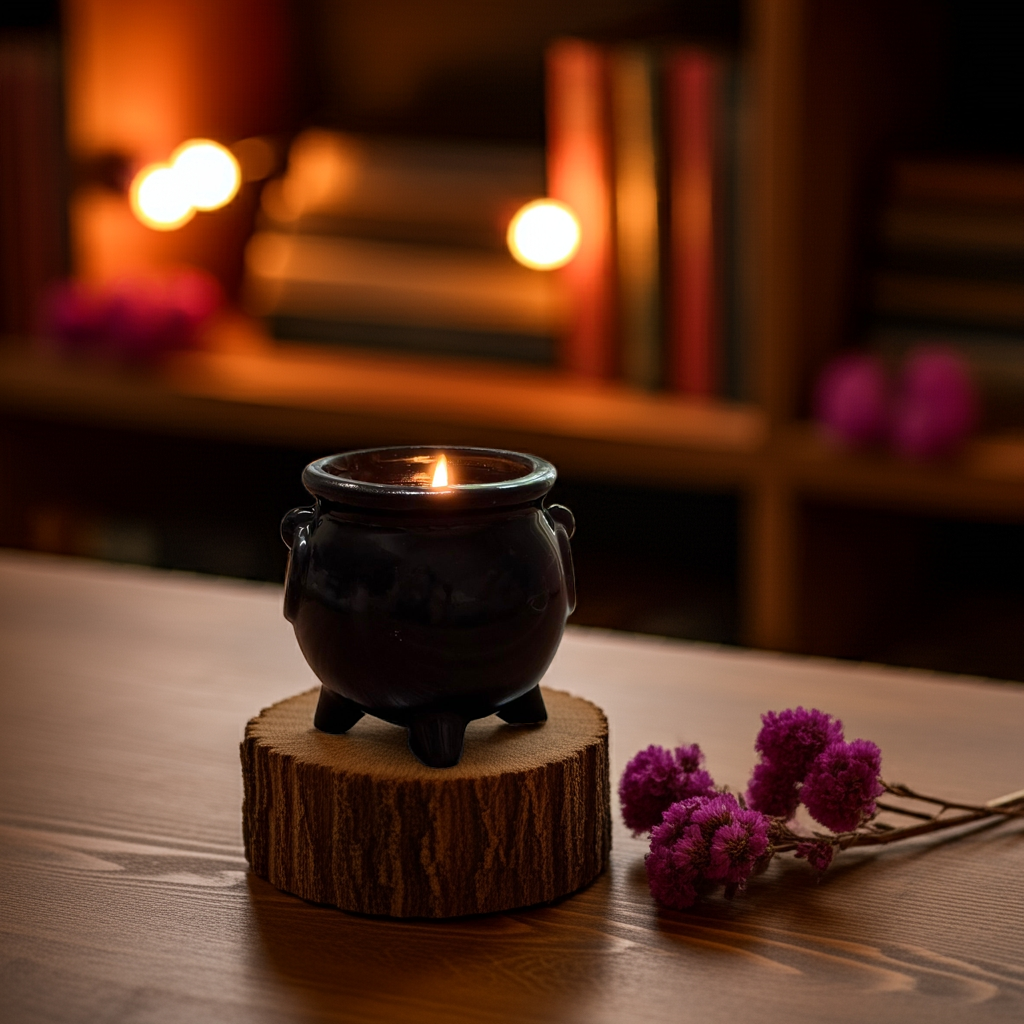 Witches Brew Cauldron Candle