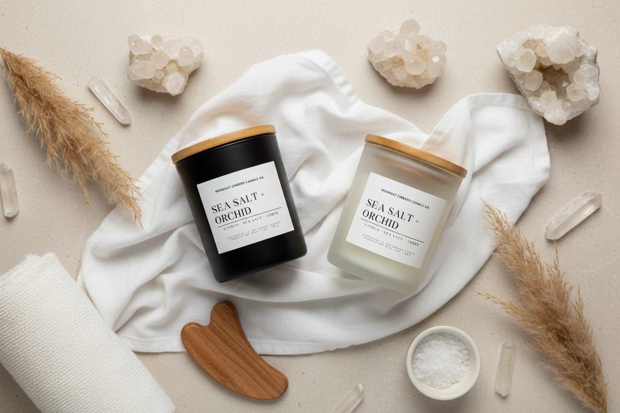 Both Candles Flat Lay