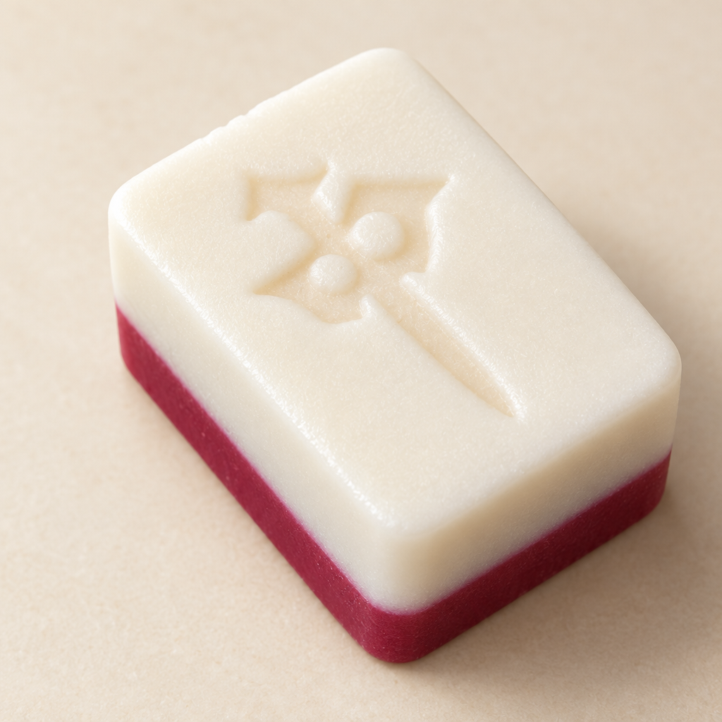 Dragon tile wax melt close-up