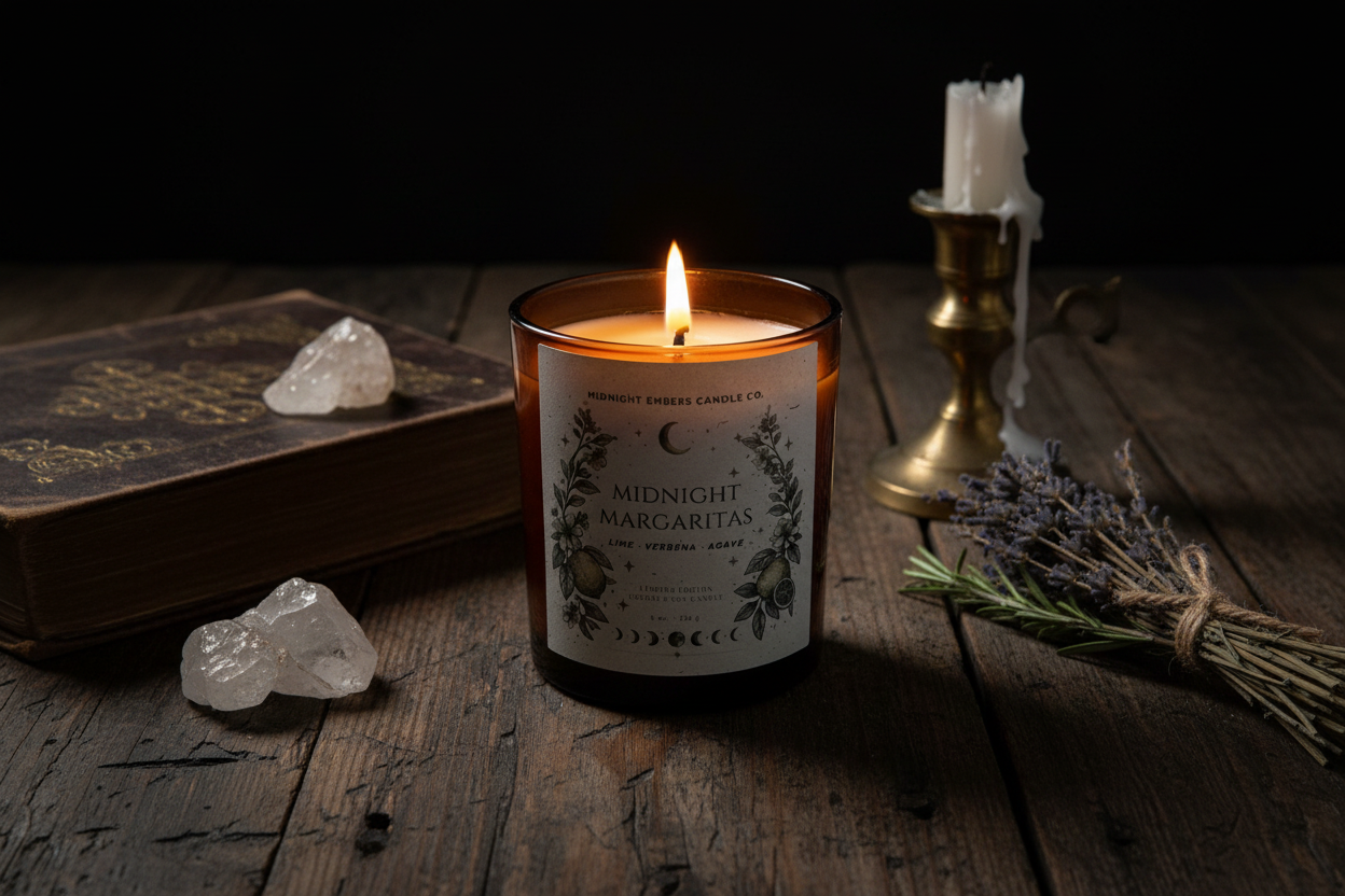 Enchanted cottage scene
