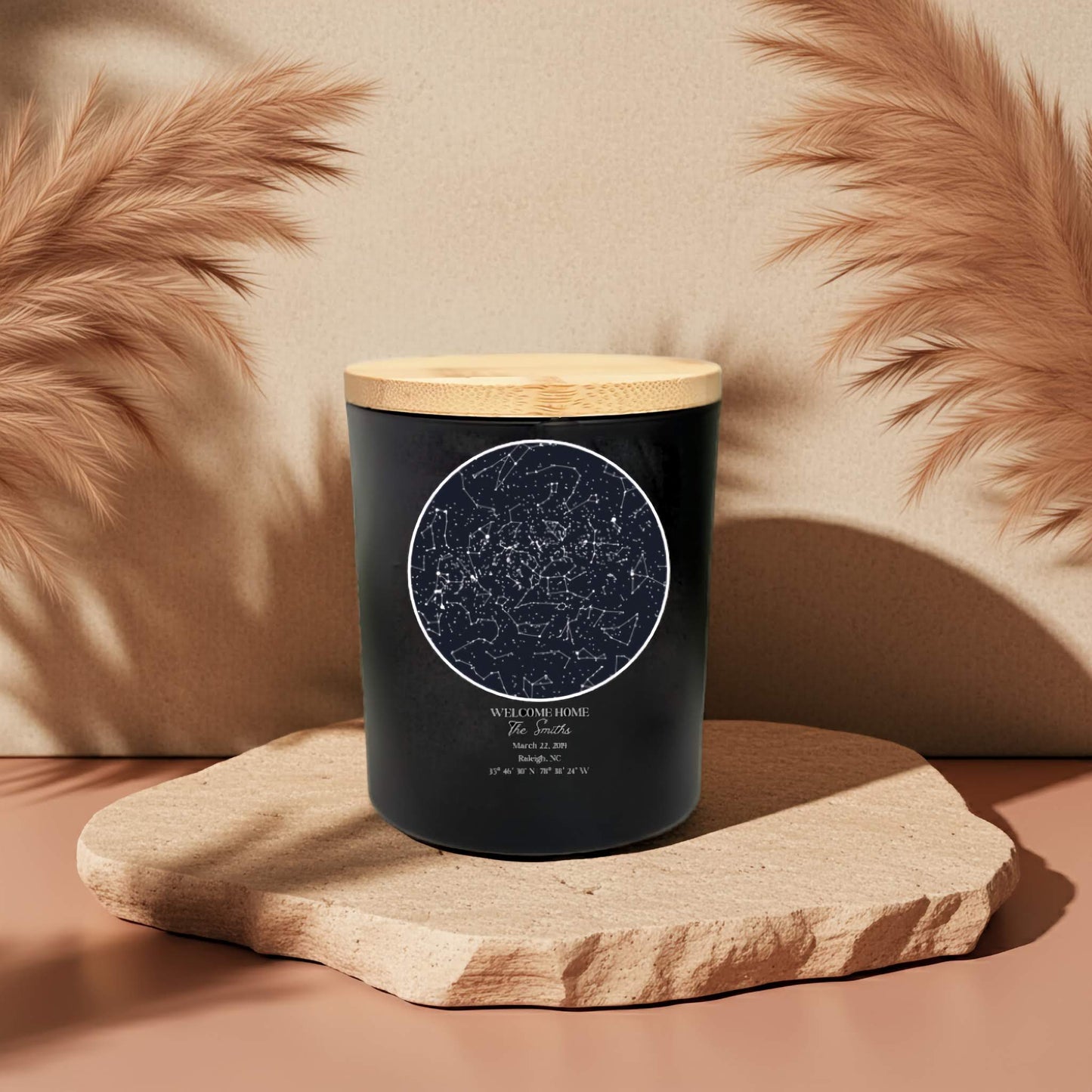 Customized Star Map Candle