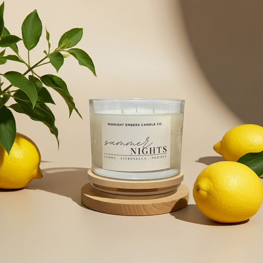 Summer Nights Citronella | 3 Wick Candle