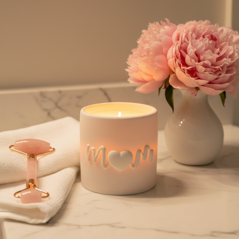 Mom | Handcrafted Eco-Concrete Candle 8 oz.