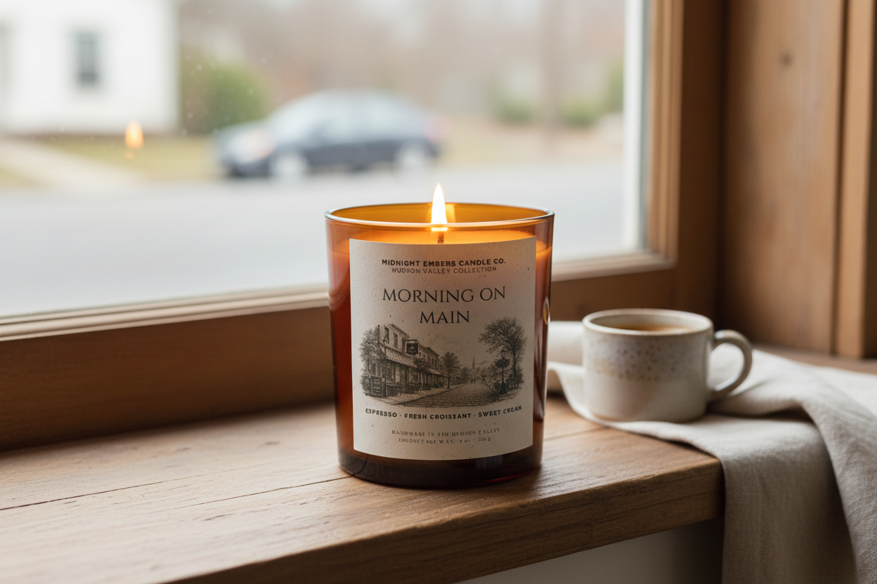 Morning on Main – Lit, No Lid, Straight Jar