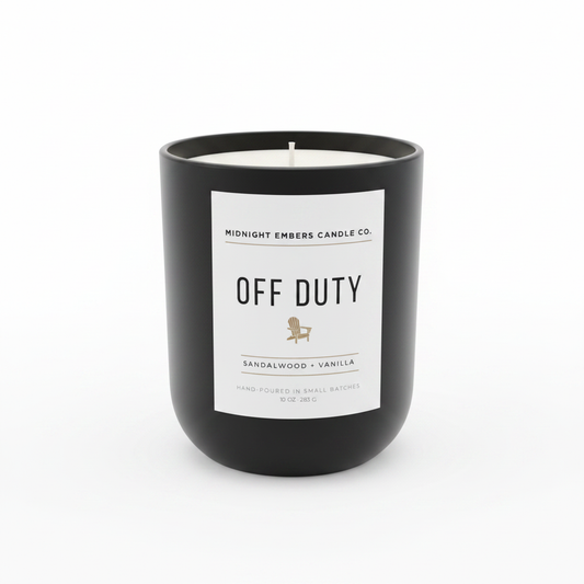 Off Duty Candle | Father's Day Gift
