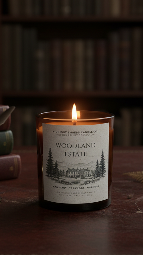 Woodland Estate 8 oz. Candle | Hudson Valley Collection